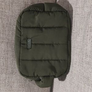 Ultra Soft! My Tagalongs mine. Cosmetic Make-Up Bag Used Olive Green Used